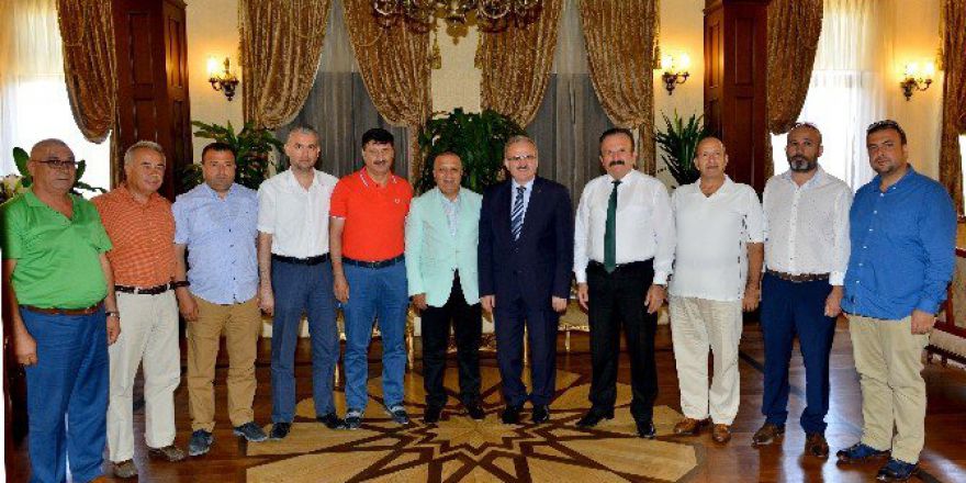 Matso Yönetimi Vali Karaloğlu’nu Makamında Ziyaret Etti