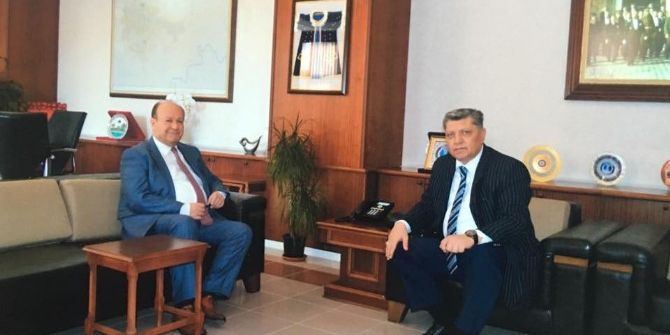 Başkan Özakcan’dan Baştuğ’a Hoşgeldin Ziyareti