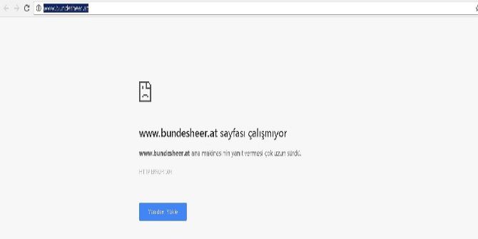 Türk Hackerlardan Avusturya’nın Silahlı Kuvvetlerine Siber Saldırı