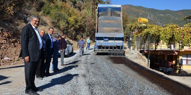 Alanya Akçatı’ya Emisyonlu Asfalt