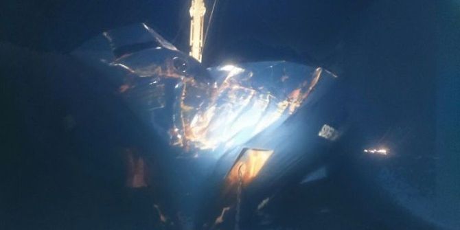 Çanakkale Boğazı’ndaki Gemi Kazası