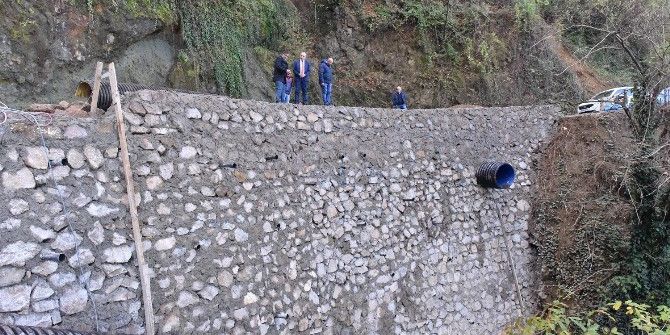 Altınordu’da İstinat Duvarı Çalışmaları