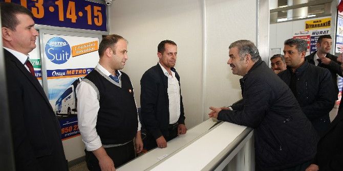 Başkan Çelik Terminalleri Ziyaret Etti