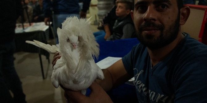 Lapseki’de Güvercin Mezadı