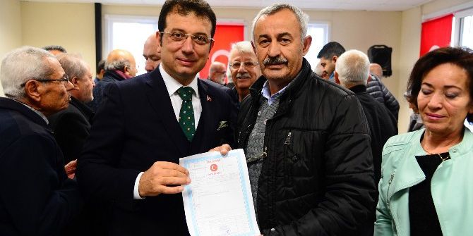 Sahil Mahallesi Sakinleri Tapularına Kavuştu