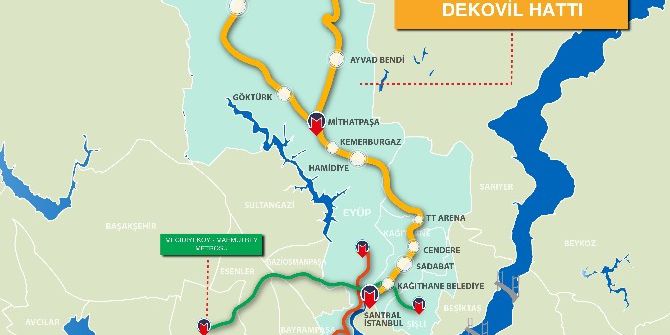 Haliç-kemerburgaz Dekovil Hattı Hayata Geçiyor