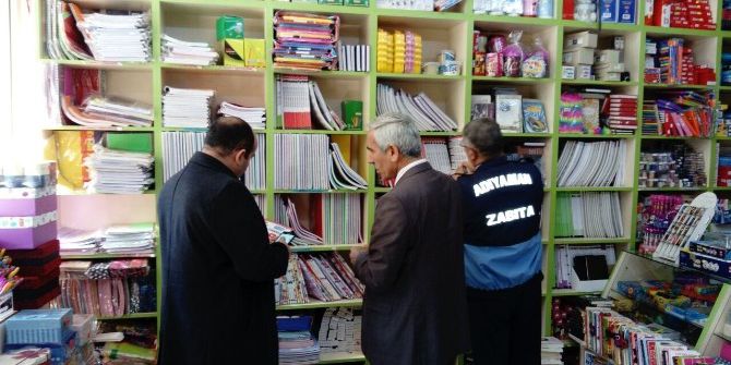 Gölbaşı İlçesinde Kırtasiyeciler Denetlendi