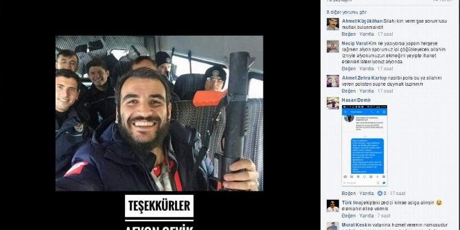 Maltepespor Kalecisinden Gaz Bombası Atan Silahla Paylaşım