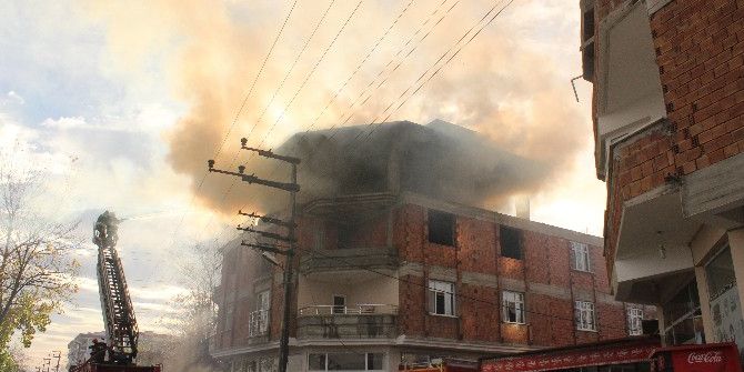 Çarşamba’da Yangın Paniği