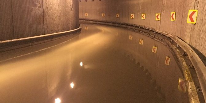 İstanbul 15 Temmuz Demokrasi Otogarı Alt Geçidini Su Bastı