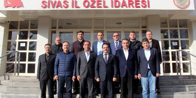 Sivasspor Yönetiminden, İl Özel İdaresi Genel Sekreteri Kaya’ya Ziyaret