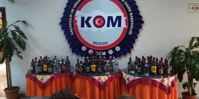 Mersin Polisinden Sahte İçki Operasyonu