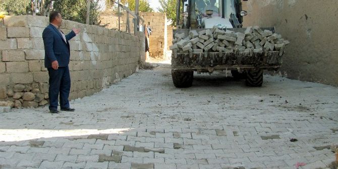 Araban Belediyesi Kilit Taşı Çalışmalarını Sürdürüyor