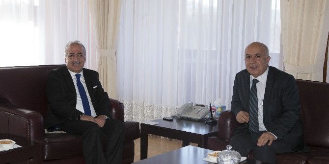 Emniyet Müdürü Aslan’dan Rektör Çomaklı’ya Ziyaret