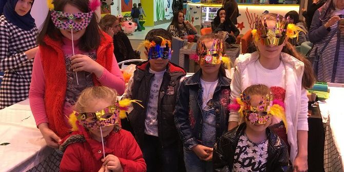 Gaziantepli Miniklerin Ellerden Renkli Parti Maskeleri