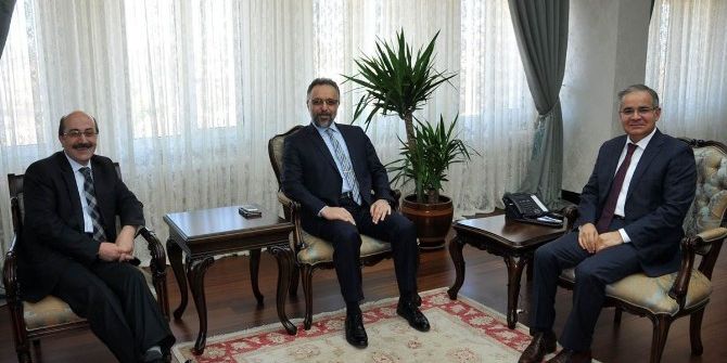 Yök Heyeti Vali Tapsız’ı Ziyaret Etti