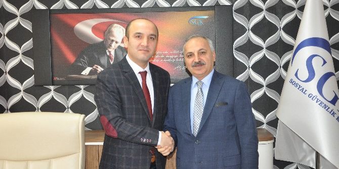 Esob Başkanı Dinçer’den Yeni Sgk Müdürü Öz’e Ziyaret