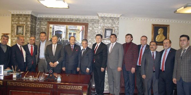 Chp Heyetinden, Sesob Başkanı Köksal’a Ziyaret