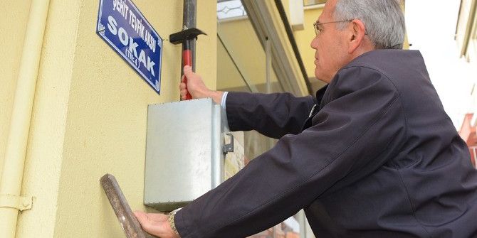 Dinar’da Şehidin İsmi Sokağa Verildi