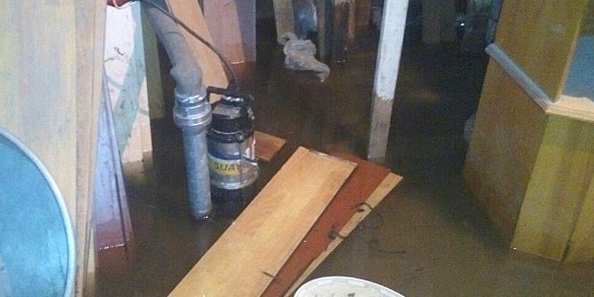 Burhaniye’de Şiddetli Yağış Etkili Oldu