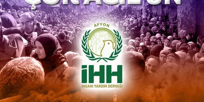 Afyon İhh, Suriye İçin “Un” Yardımı Kampanyası Başlattı