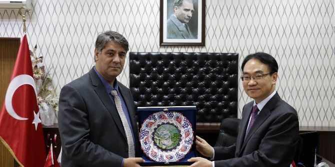 Kore Cumhuriyeti Müsteşarı’ndan Rektör Prof. Dr. Polat’a Ziyaret