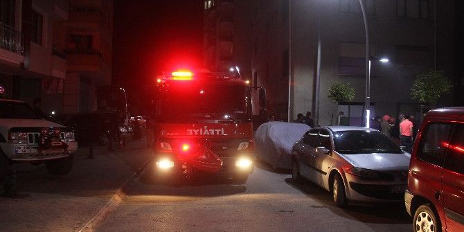 Rize’de Boş Evde Yangın Çıktı