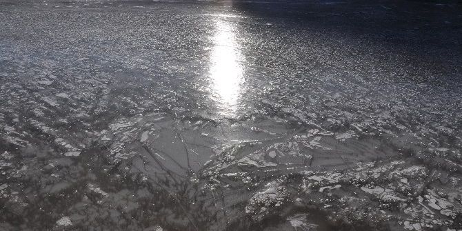 Sibirya Soğukları Baraj Dondurdu