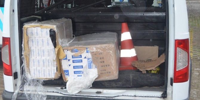 Manisa’da Bin 400 Paket Kaçak Sigara Ele Geçirildi