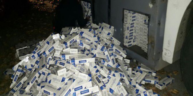 Yakıt Deposuna Gizli 25 Bin 930 Paket Kaçak Sigara Yakalandı