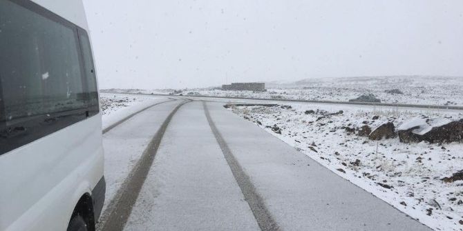 Siverek’te Yılın İlk Karı Düştü
