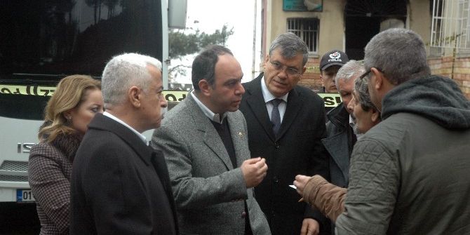 Chp’li Vekillerin Yurt İncelemesinde Gerginlik Çıktı