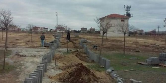 Marmaraereğlisi’nde Park Yapım Çalışmaları