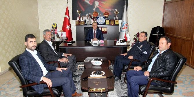 Belediye Başkan Yardımcısı Ahmet Polat’dan, Müdür Arkaaltı’na Ziyaret