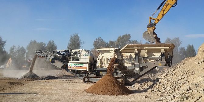 Manavgat Asfalt Şantiyesinde Geri Dönüşüm Başladı