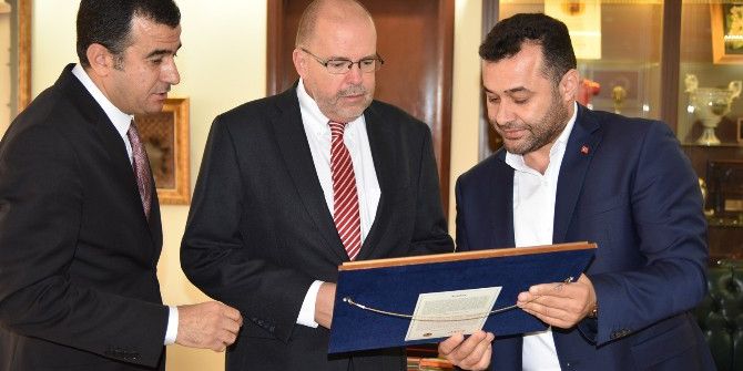 Letonya Büyükelçisi’nden Başkan Yücel’e Ziyaret