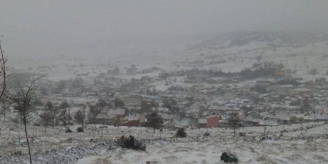 Bozüyük’te Kar Yağışı Etkili Oldu