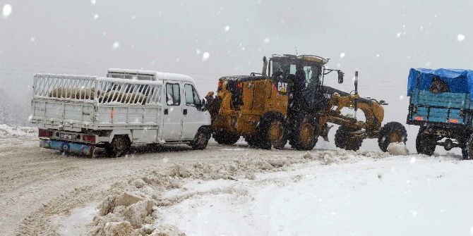 Kastamonu’da Kar Yağışı Etkili Oluyor