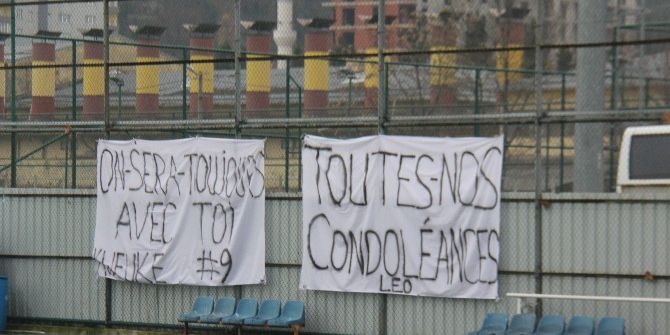 Taraftarlardan Kweuke’ye Fransızca Moral