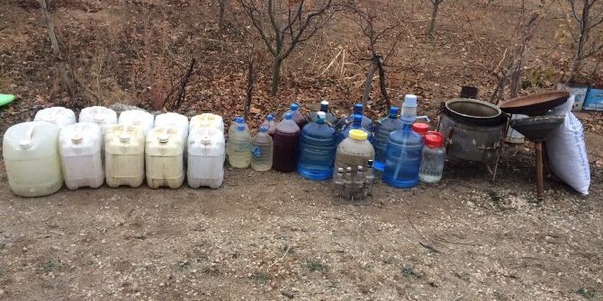 Amasya’da 285 Litre Kaçak İçki Ele Geçirildi
