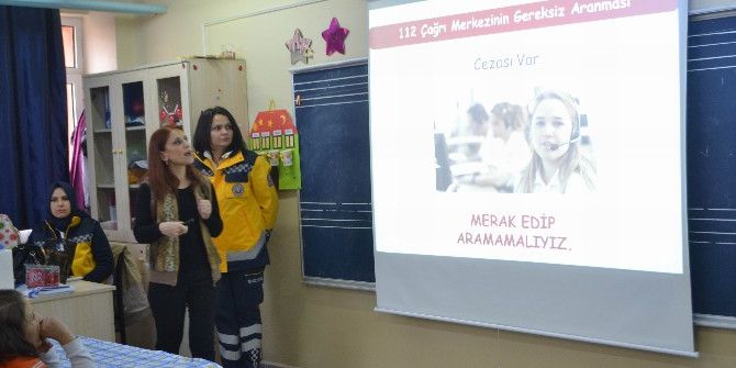 Öğrencilere 112 Anlatıldı