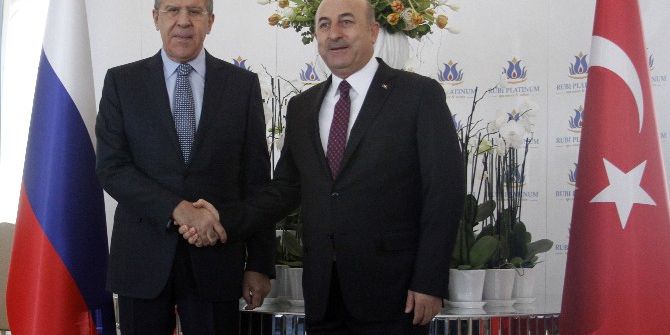 Bakan Çavuşoğlu İle Rus Dışişleri Bakanı Lavrov Bir Araya Geldi