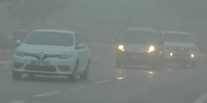 Şanlıurfalılar Güne Yoğun Sisle Uyandı
