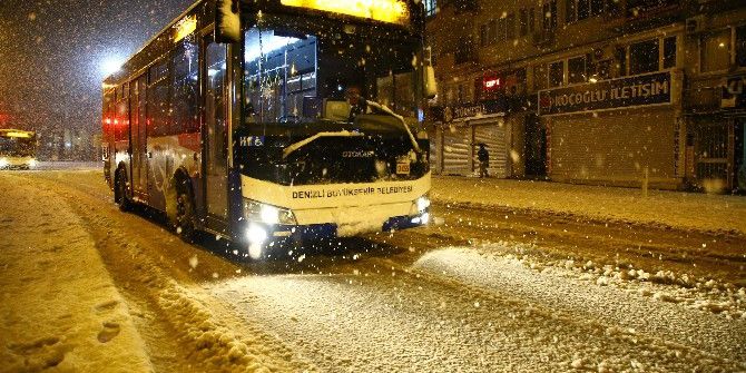 Denizli Büyükşehir Otobüsleri Kışa Hazır