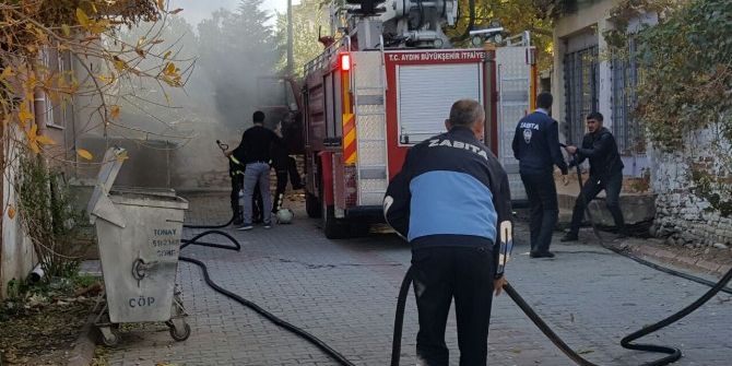 Sultanhisar’da Yangın