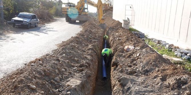 Meski, Anamur’da İçme Suyu Şebeke Çalışmalarına Devam Ediyor