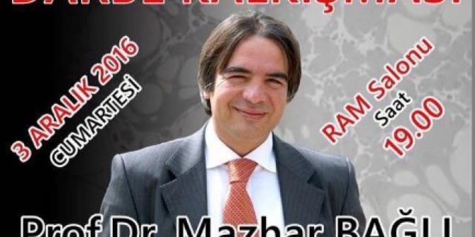 Afyonkarahisar’da, “Siyaset Sosyolojisi Perspektifinde 15 Temmuz Darbe Kakışması” Konferansı