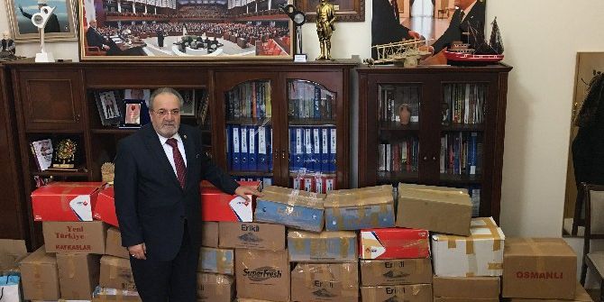 Milletvekili Uslu’dan Hitit Üniversitesi’ne Kitap Bağışı