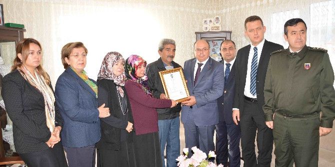 Şehit Altınsoy’un Ailesine "Şehadet" Beratı