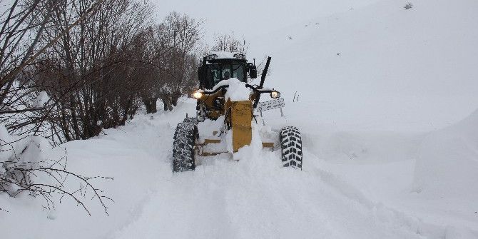 Erzincan Da 115 Köy Yolu Ulaşıma Açıldı